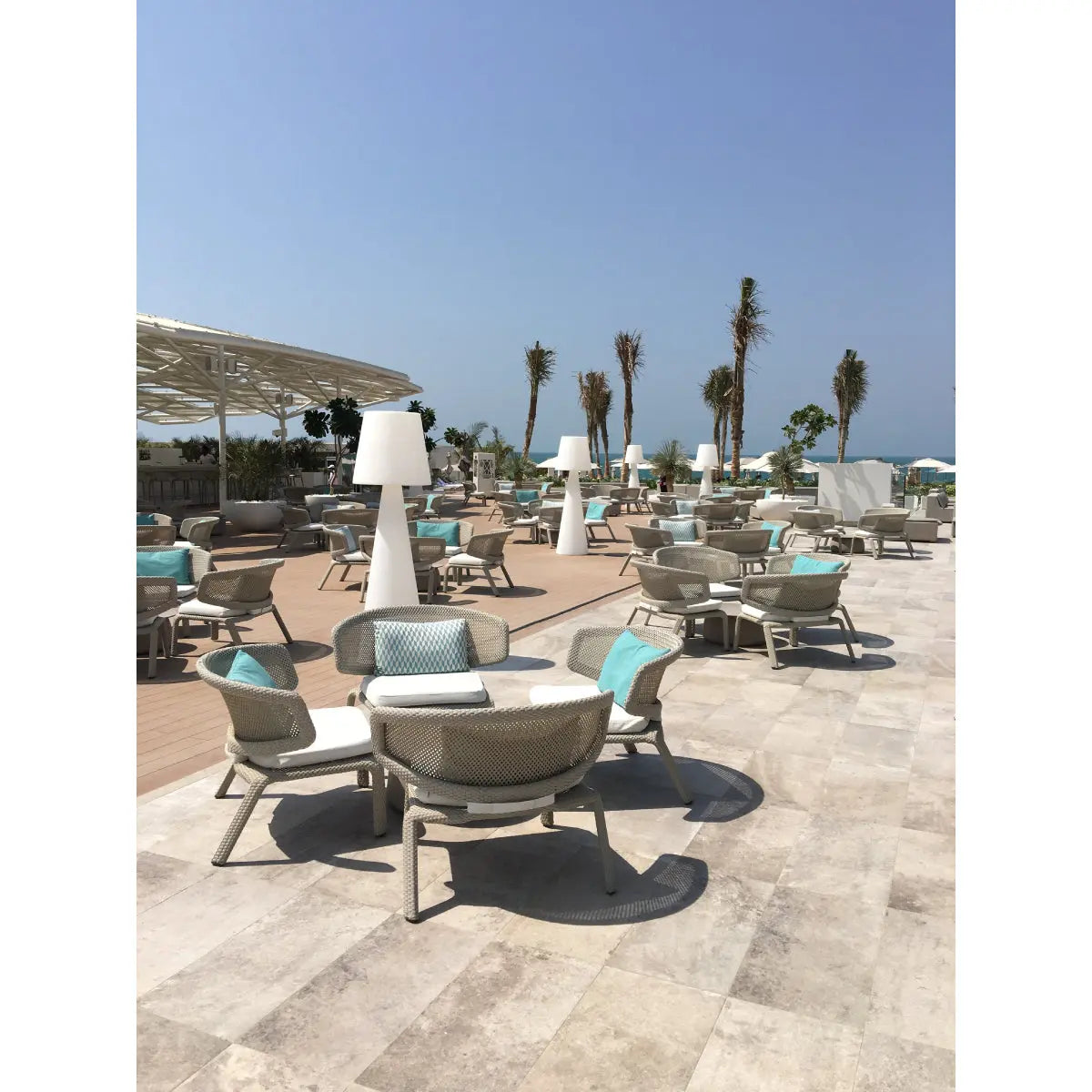 Pivot floor lamp - small Desert River Rentals